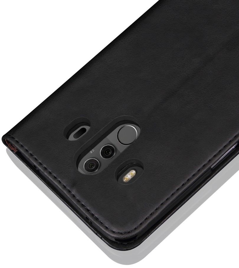 Huawei Mate 10 Pro Luxe Portemonnee Hoesje Zwart afbeelding 5