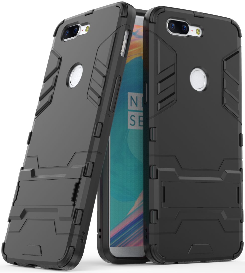 Hybride OnePlus 5T Hoesje Zwart afbeelding 4