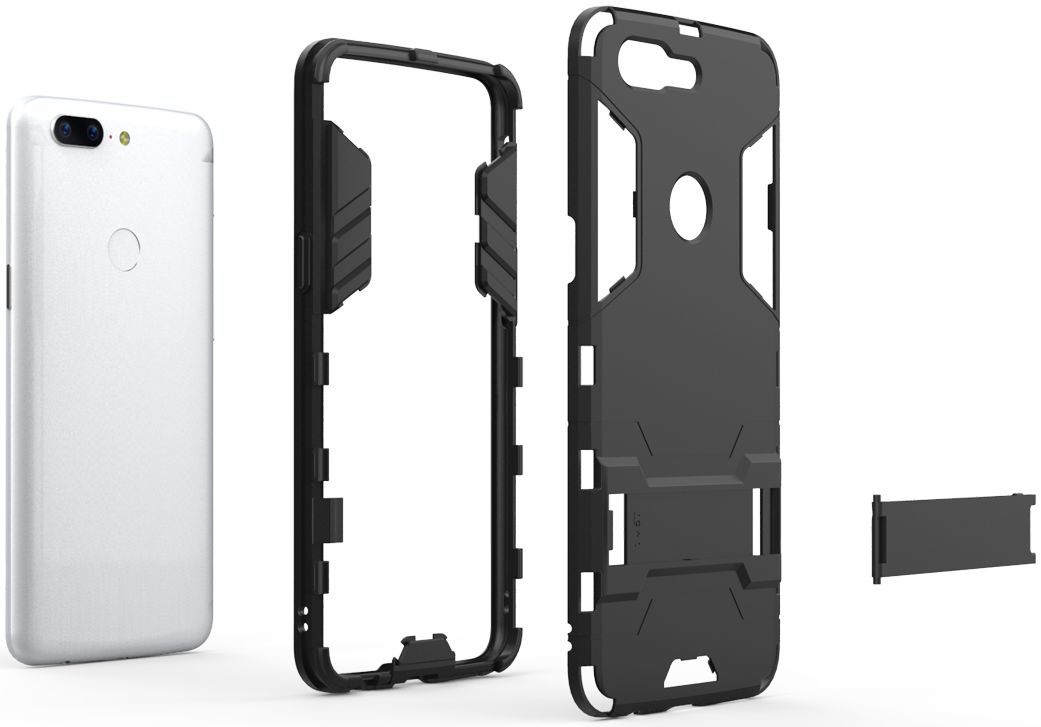 Hybride OnePlus 5T Hoesje Zwart afbeelding 7