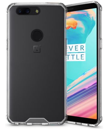 OnePlus 5T Hoesje Armor Backcover Transparant Hoesjes