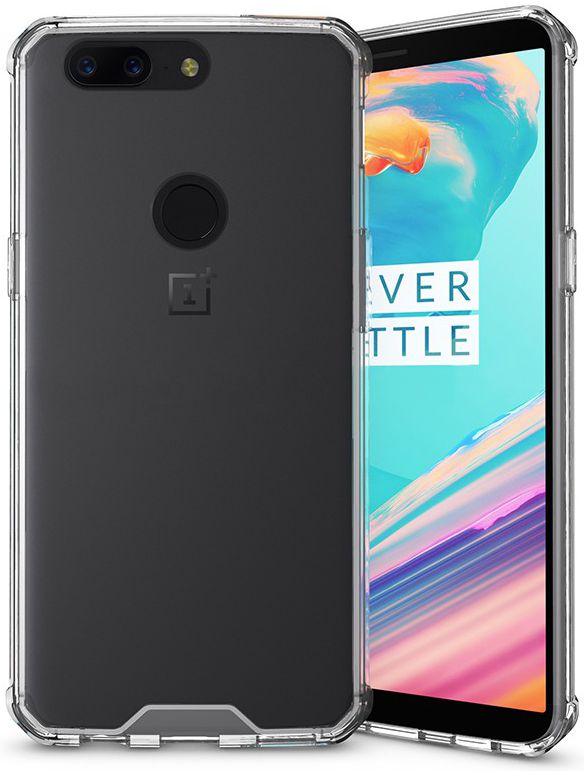 OnePlus 5T Hoesje Armor Backcover Transparant afbeelding 1