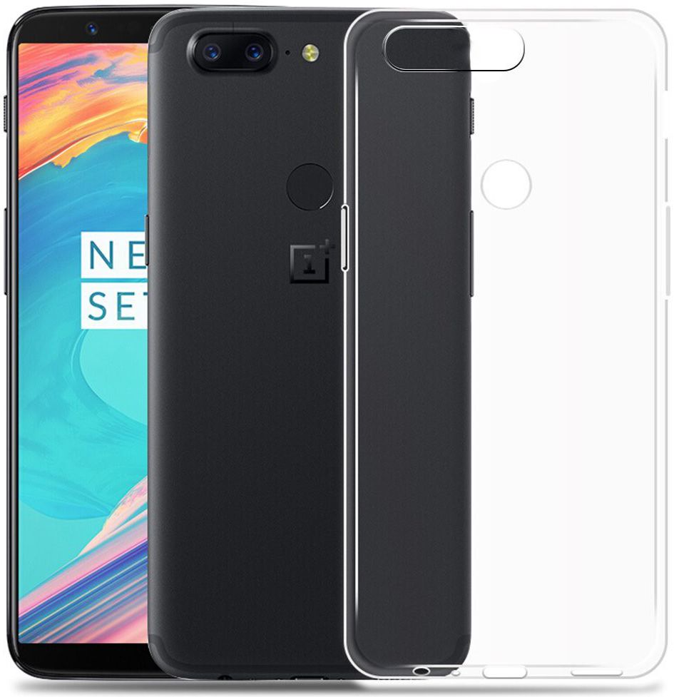 OnePlus 5T Ultra Dun Hard Case Hoesje Transparant afbeelding 2