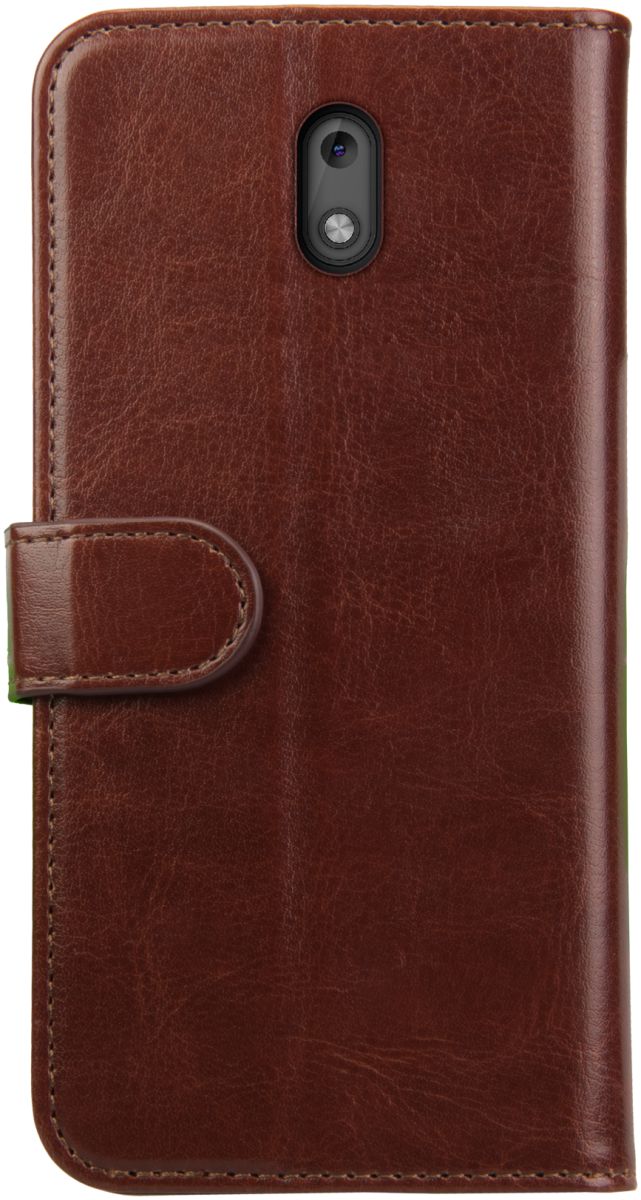 Rosso Element Nokia 2 Hoesje Book Cover Bruin afbeelding 4