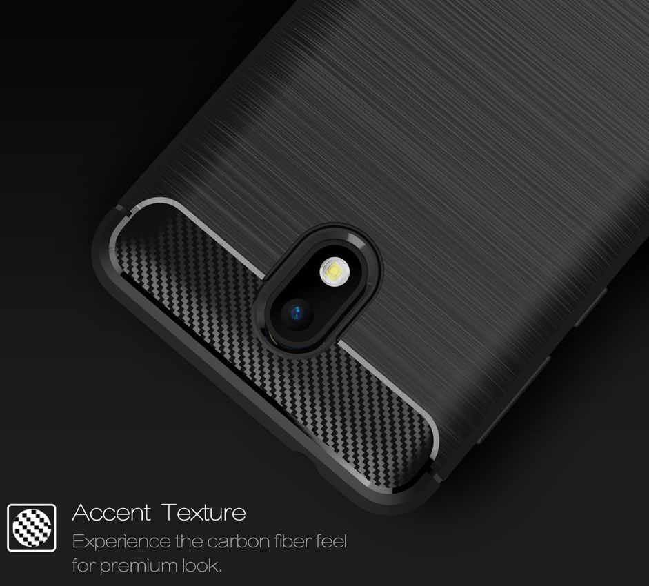 Nokia 2 Geborsteld TPU Hoesje Zwart afbeelding 7