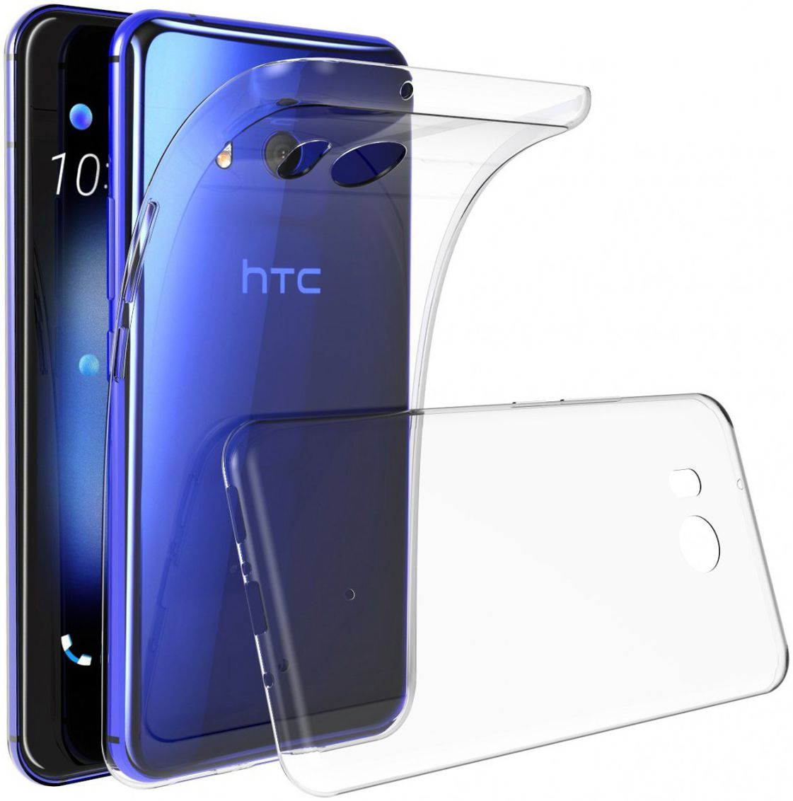 HTC U11 Life Transparant Hoesje afbeelding 6
