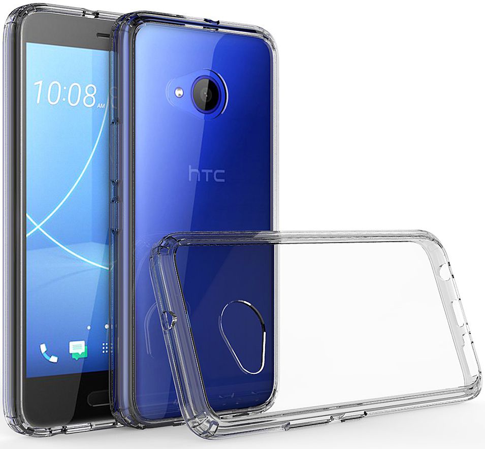 HTC U11 Life Hoesje Armor Backcover Transparant afbeelding 3