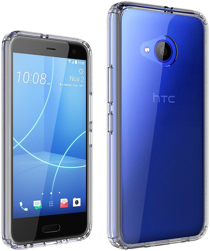 HTC U11 Life Hoesje Armor Backcover Transparant afbeelding 6