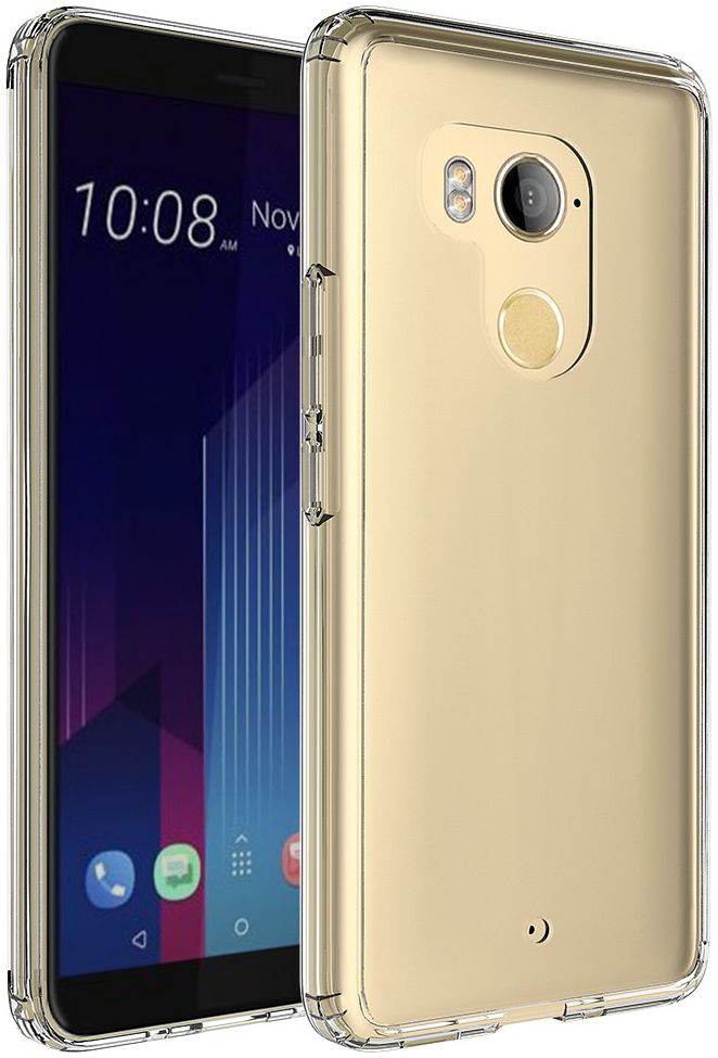 HTC U11 Plus Hoesje Armor Backcover Transparant afbeelding 1