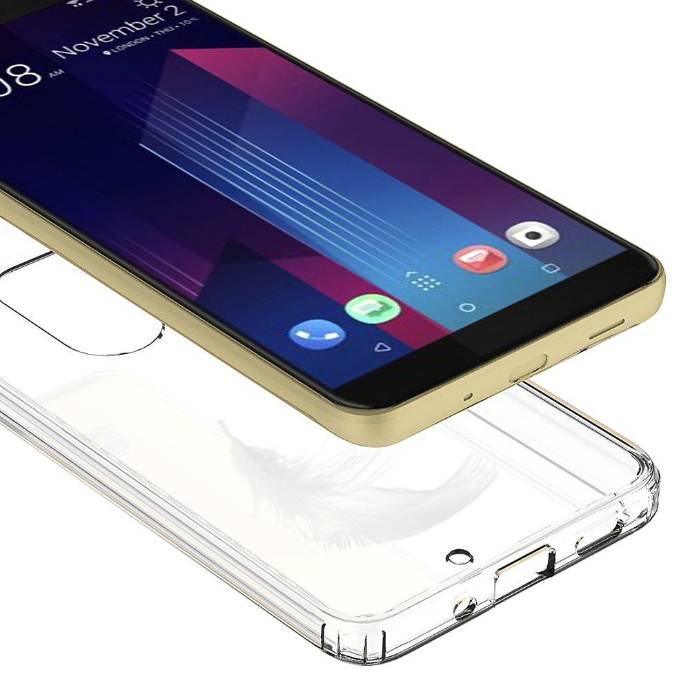 HTC U11 Plus Hoesje Armor Backcover Transparant afbeelding 4