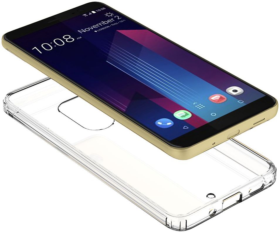 HTC U11 Plus Hoesje Armor Backcover Transparant afbeelding 5