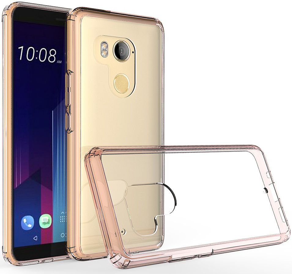 HTC U11 Plus Hoesje Armor Backcover Transparant afbeelding 8