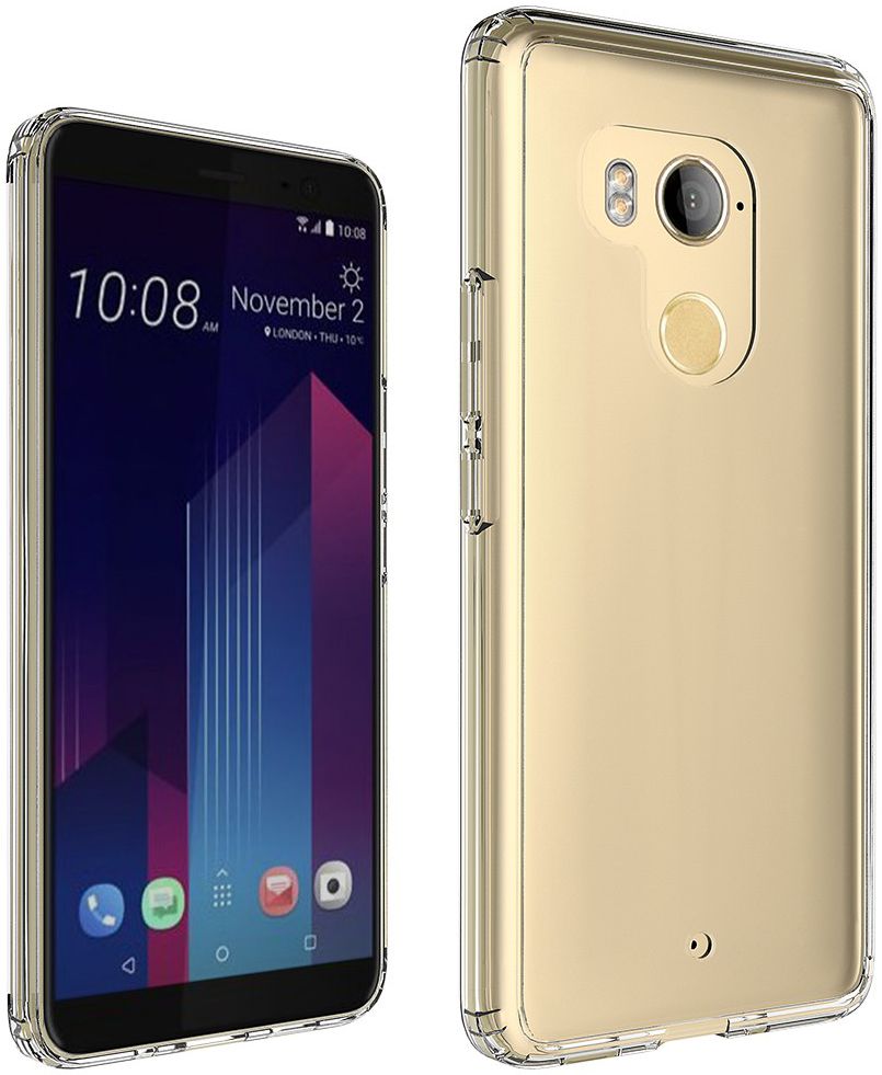 HTC U11 Plus Hoesje Armor Backcover Transparant afbeelding 9