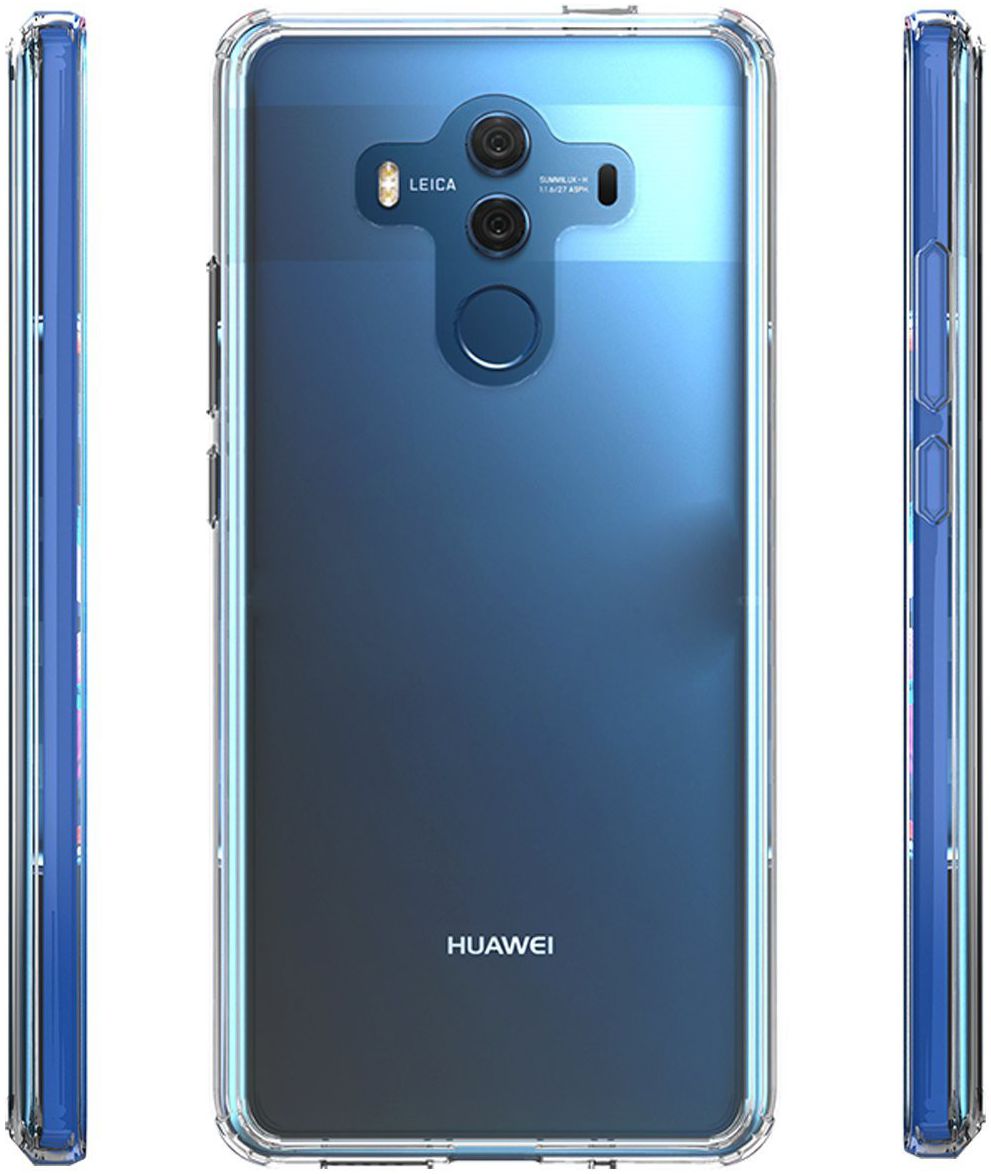 Huawei Mate 10 Pro Hoesje Armor Backcover Transparant afbeelding 7