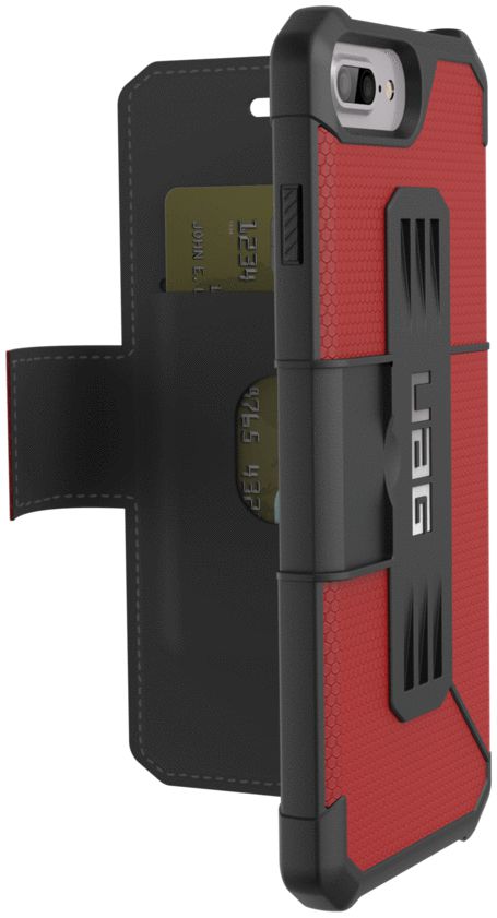 Urban Armor Gear Metropolis Case Apple iPhone 7 / 8 Plus Rood afbeelding 1