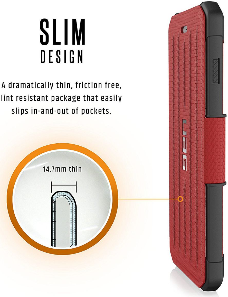 Urban Armor Gear Metropolis Case Apple iPhone 7 / 8 Plus Rood afbeelding 5