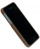 Rosso Select Apple iPhone SE /5 / 5s Hoesje Echt Leer Back Cover Bruin