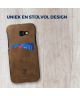 Rosso Select Samsung Galaxy A5 2017 Hoesje Echt Leer Back Cover Bruin