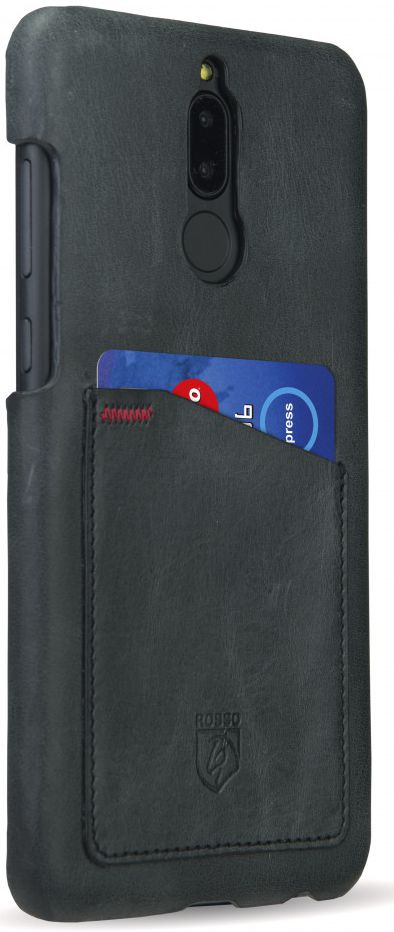 Rosso Select Huawei Mate 10 Lite Hoesje Echt Leer Back Cover Zwart afbeelding 10