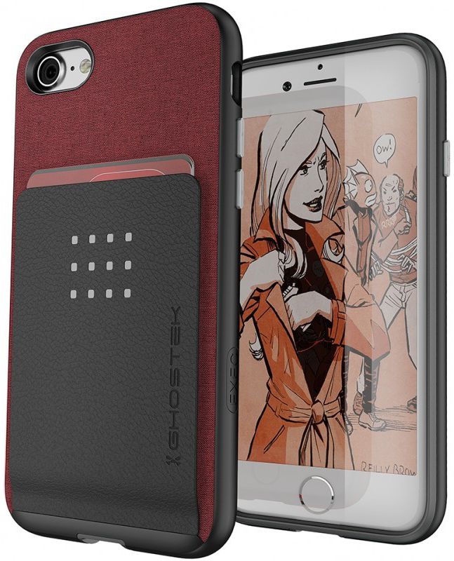 Ghostek Exec2 Hoesje Apple iPhone 8 / 7 Rood afbeelding 1