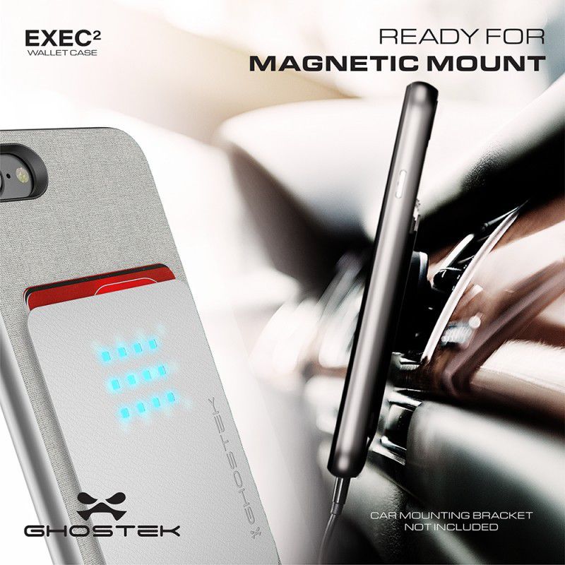 Ghostek Exec2 Hoesje Apple iPhone 8 / 7 Zilver afbeelding 3