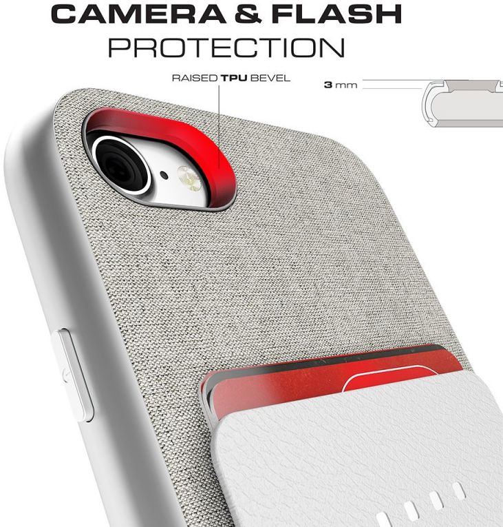 Ghostek Exec2 Hoesje Apple iPhone 8 / 7 Zilver afbeelding 5