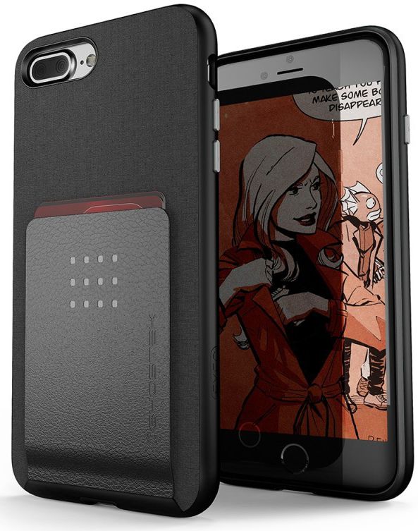 Ghostek Exec2 Hoesje Apple iPhone 8 Plus / 7 Plus Zwart afbeelding 1