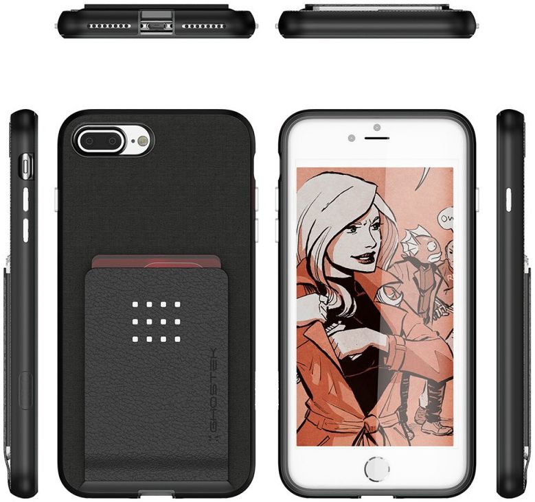 Ghostek Exec2 Hoesje Apple iPhone 8 Plus / 7 Plus Zwart afbeelding 8