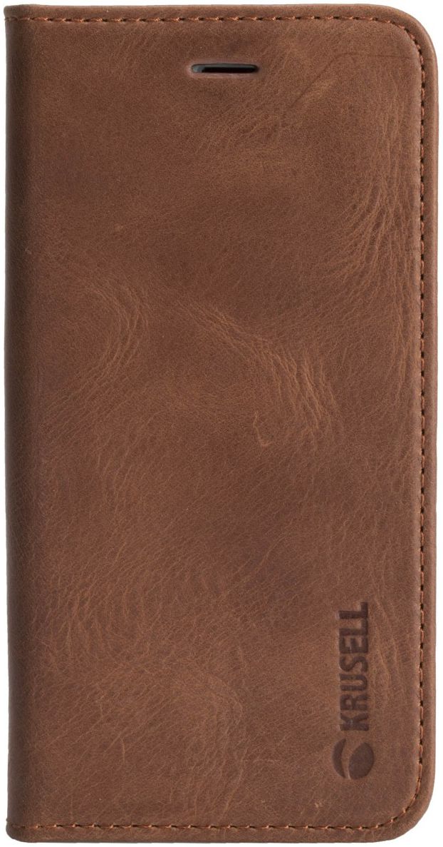 Krusell Sunne Portemonnee Hoesje Apple iPhone 8 Bruin afbeelding 1