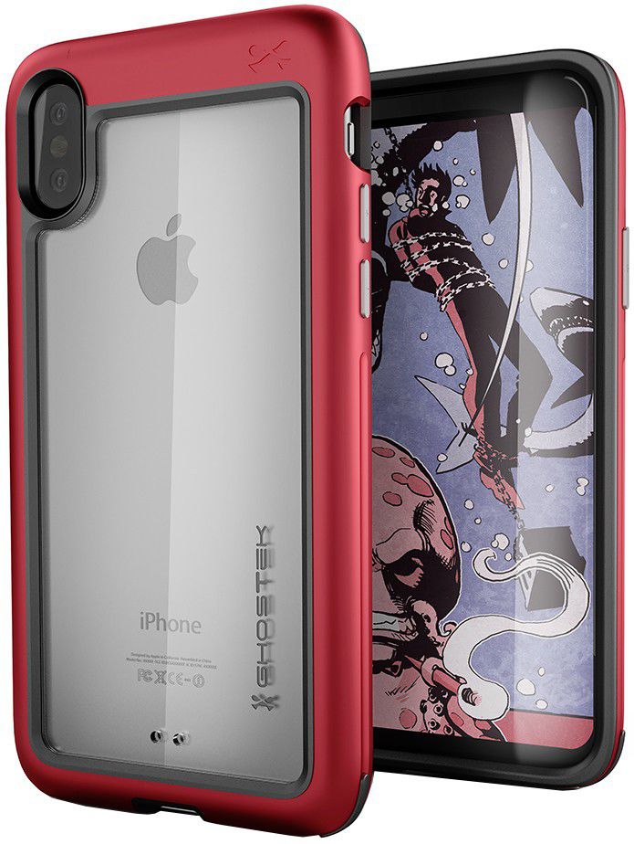 Ghostek Atomic Slim Apple iPhone X Rood afbeelding 1