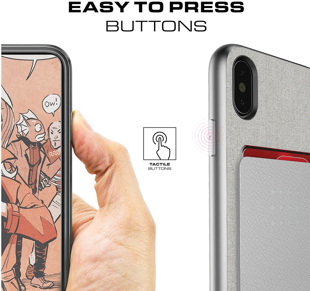 Ghostek Exec Apple iPhone X Rood afbeelding 6
