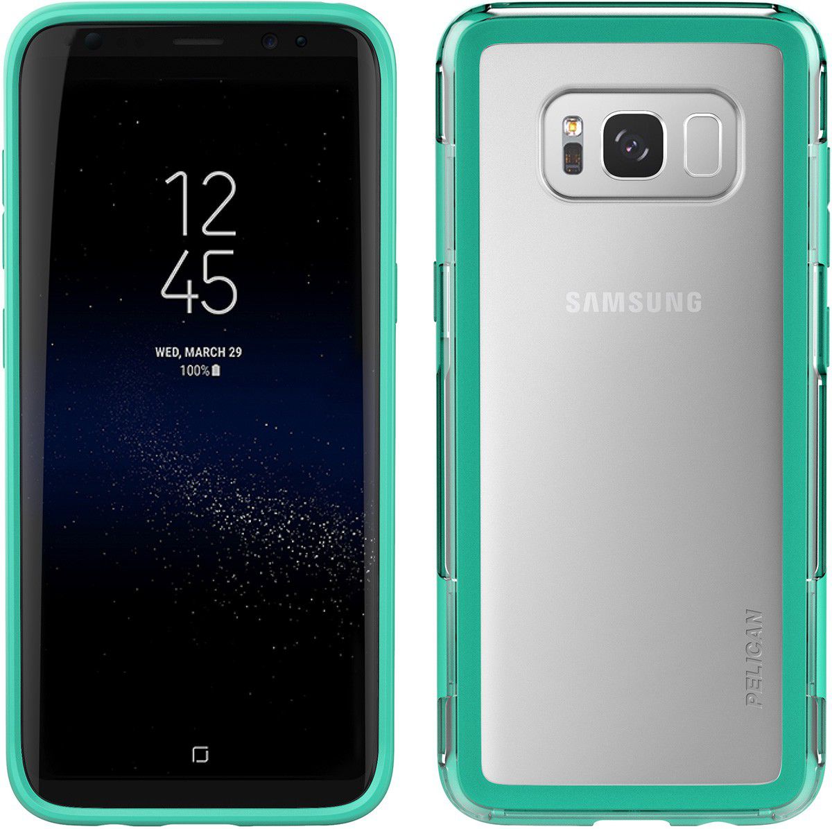 Pelican Adventurer Samsung Galaxy S8 Plus Transparant Groen afbeelding 1
