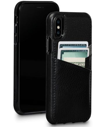 Sena Lugano Wallet Hoesje Apple iPhone X Zwart Hoesjes