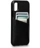 Sena Lugano Wallet Hoesje Apple iPhone X Zwart