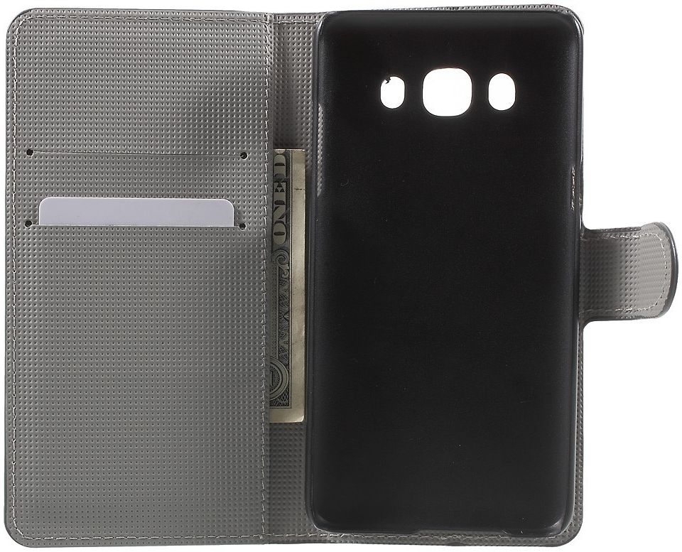 Samsung Galaxy J5 (2016) Portemonnee Print Hoesje Bloemen afbeelding 2