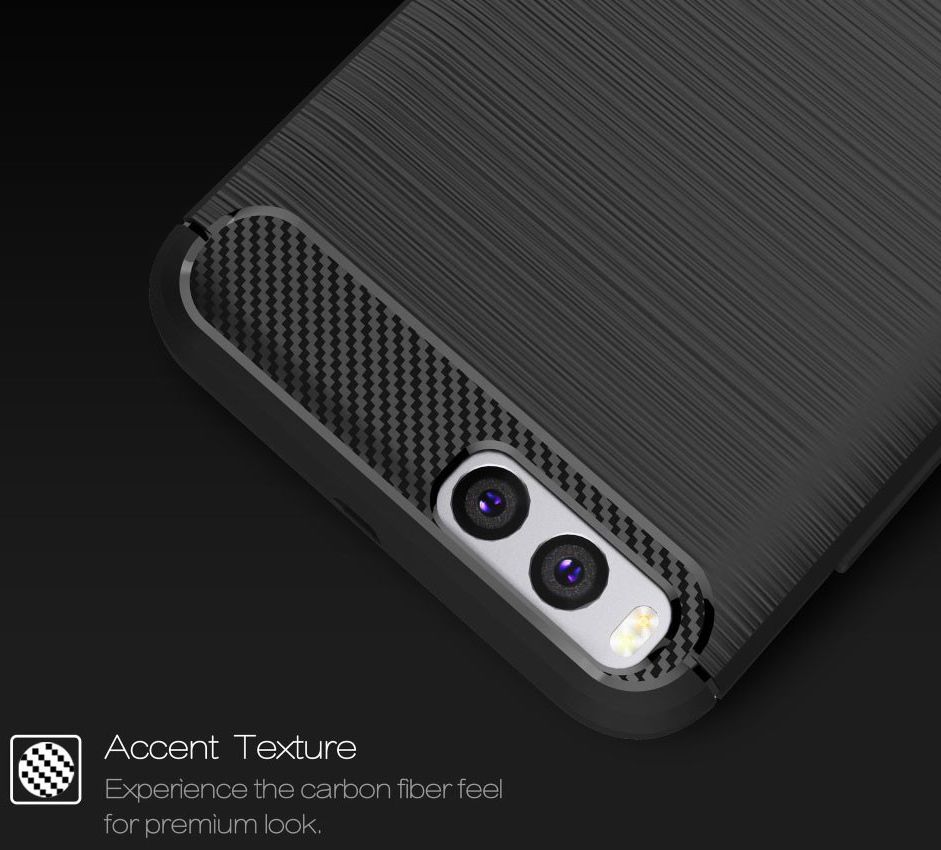 Xiaomi Mi 6 Geborsteld TPU Hoesje Zwart afbeelding 7