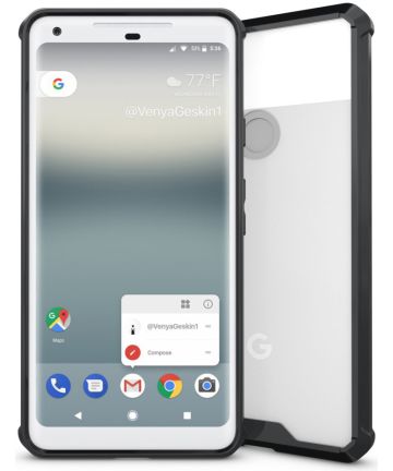 Google Pixel 2 Hoesje Armor Hoesje Zwart Hoesjes