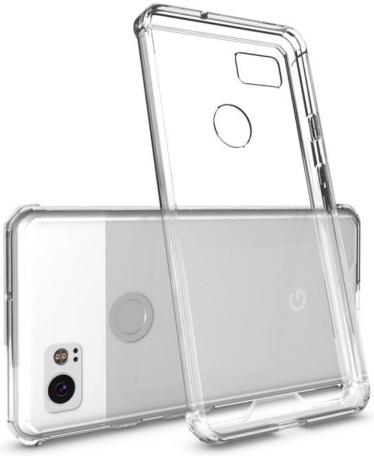 Google Pixel 2 XL Hoesje Armor Hoesje Transparant afbeelding 2