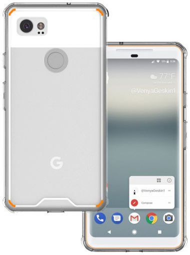 Google Pixel 2 XL Hoesje Armor Hoesje Transparant afbeelding 3