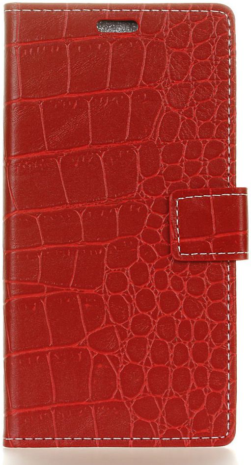 Huawei Mate 10 Lite Krokodil Flipcase Rood afbeelding 1