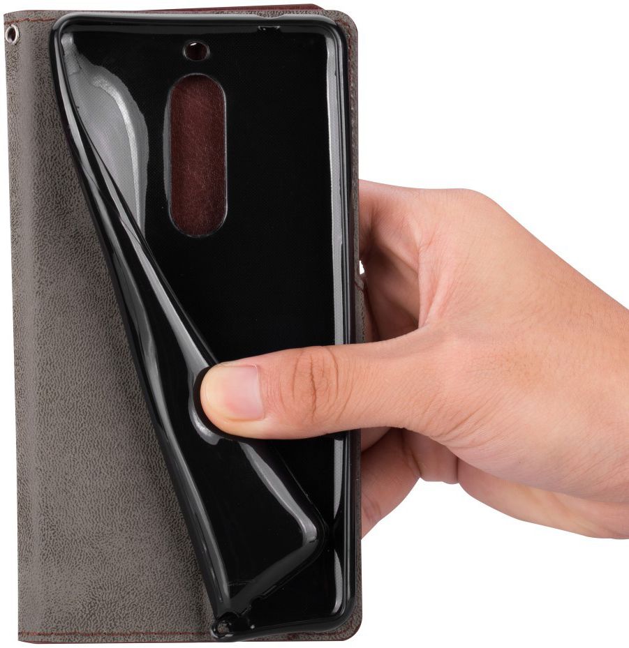 Huawei Mate 10 Lite Hoesje met Kaarthouder Zwart afbeelding 5