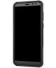 Robuust Hybride Huawei Mate 10 Lite Hoesje Zwart