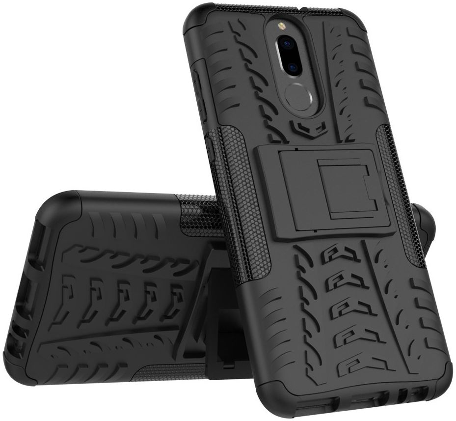 Robuust Hybride Huawei Mate 10 Lite Hoesje Zwart afbeelding 10