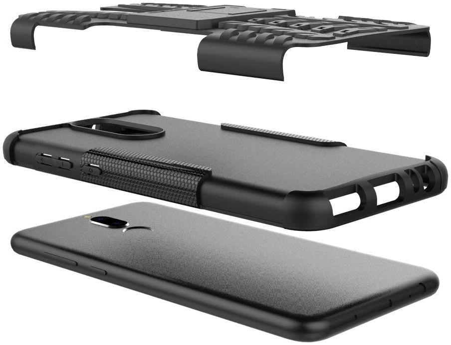 Robuust Hybride Huawei Mate 10 Lite Hoesje Zwart afbeelding 7