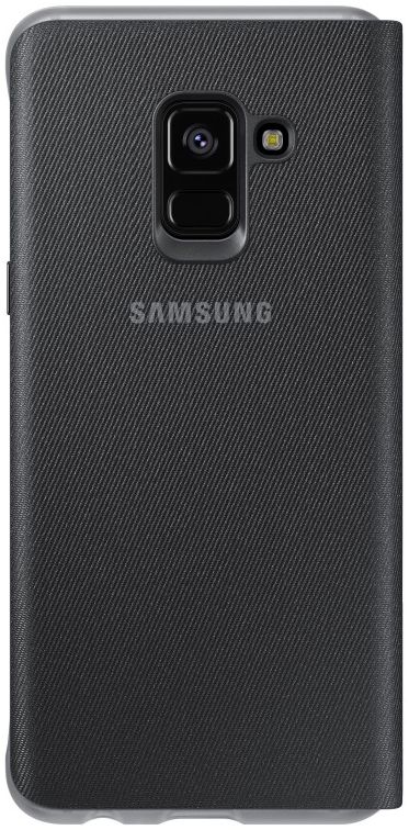 Samsung Galaxy A8 (2018) Neon Flip Cover Zwart afbeelding 4