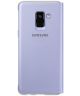 Samsung Galaxy A8 (2018) Neon Flip Cover Paars