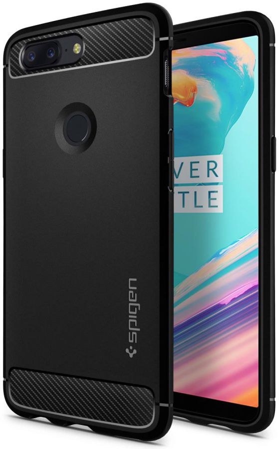 Spigen Rugged Armor OnePlus 5T Hoesje Zwart afbeelding 1