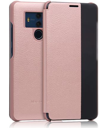 Huawei Mate 10 Pro Hoesje met Venster Roze Goud Hoesjes