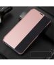 Huawei Mate 10 Pro Hoesje met Venster Roze Goud
