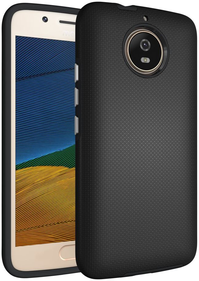 Motorola Moto G5S Hybride Hoesje Zwart afbeelding 1