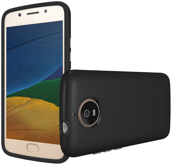Motorola Moto G5S Hybride Hoesje Zwart afbeelding 6
